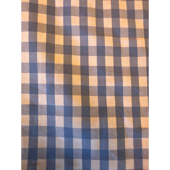 Ralph Lauren Custom Fit Blue Gingham Short Sleeve Mens Shirt Med Preppy Coastal - Picture 6 of 6